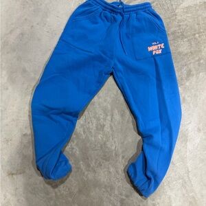 White Fox Boutique Royal Blue Fleece Joggers
